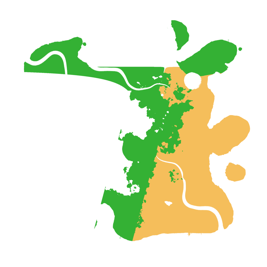 Biome Rust Map: Procedural Map, Size: 3000, Seed: 45457117