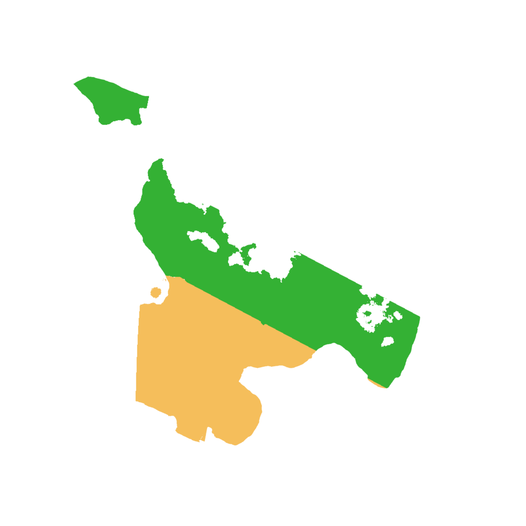 Biome Rust Map: Procedural Map, Size: 2000, Seed: 2919