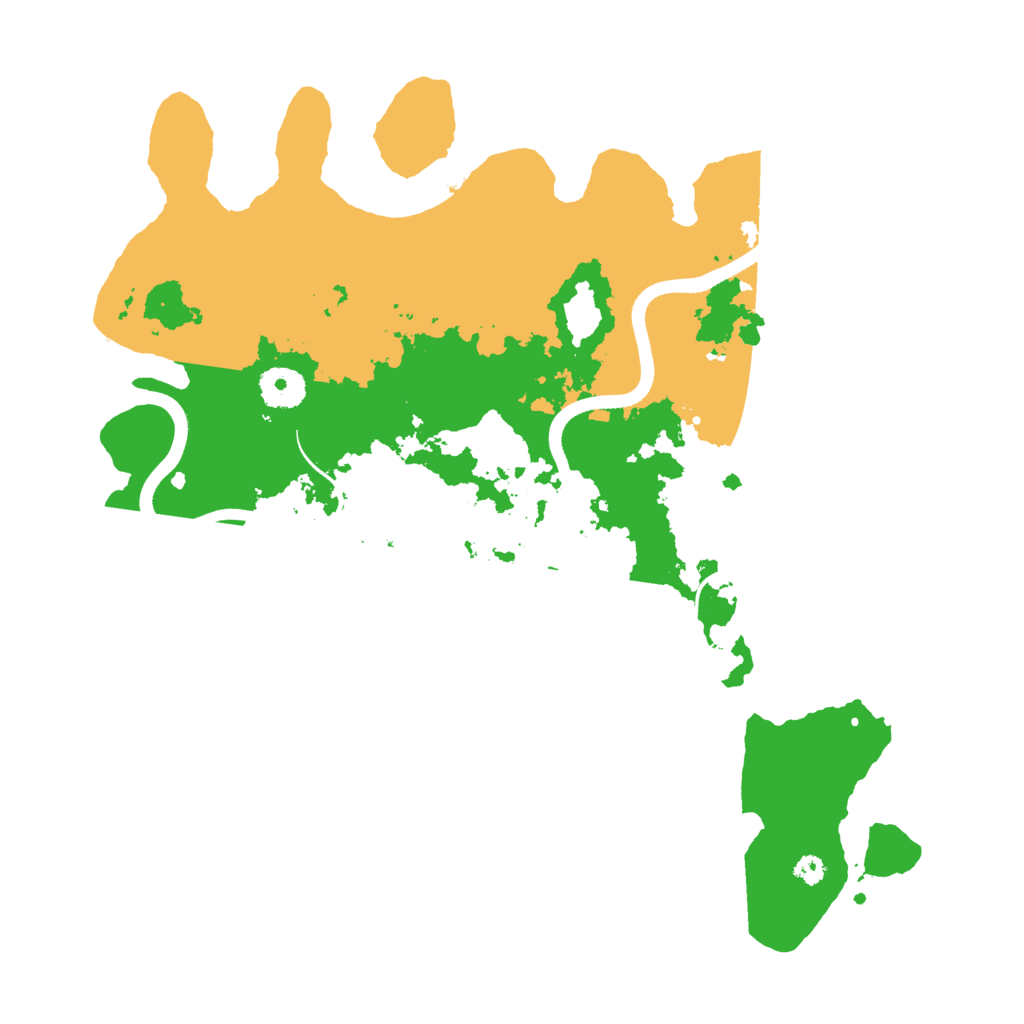 Biome Rust Map: Procedural Map, Size: 3500, Seed: 65375346