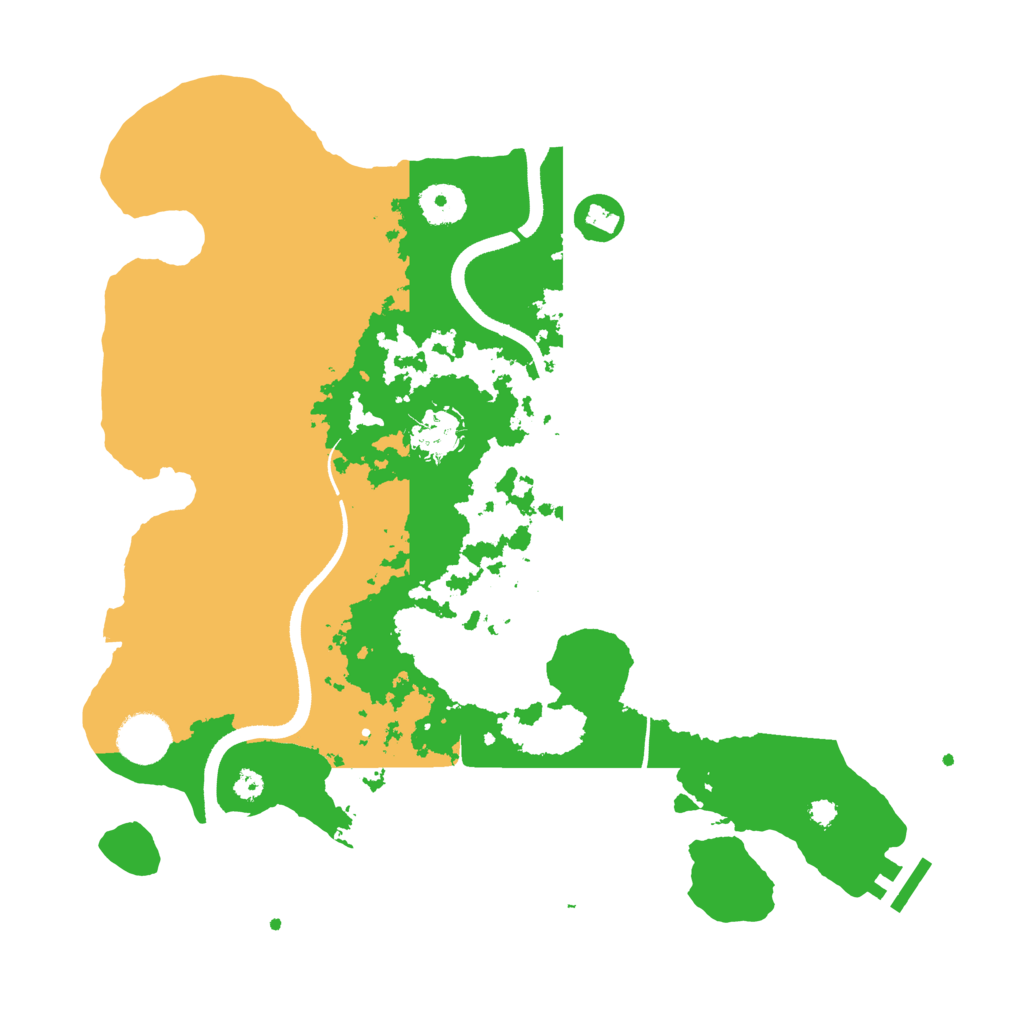 Biome Rust Map: Procedural Map, Size: 3500, Seed: 1266184320