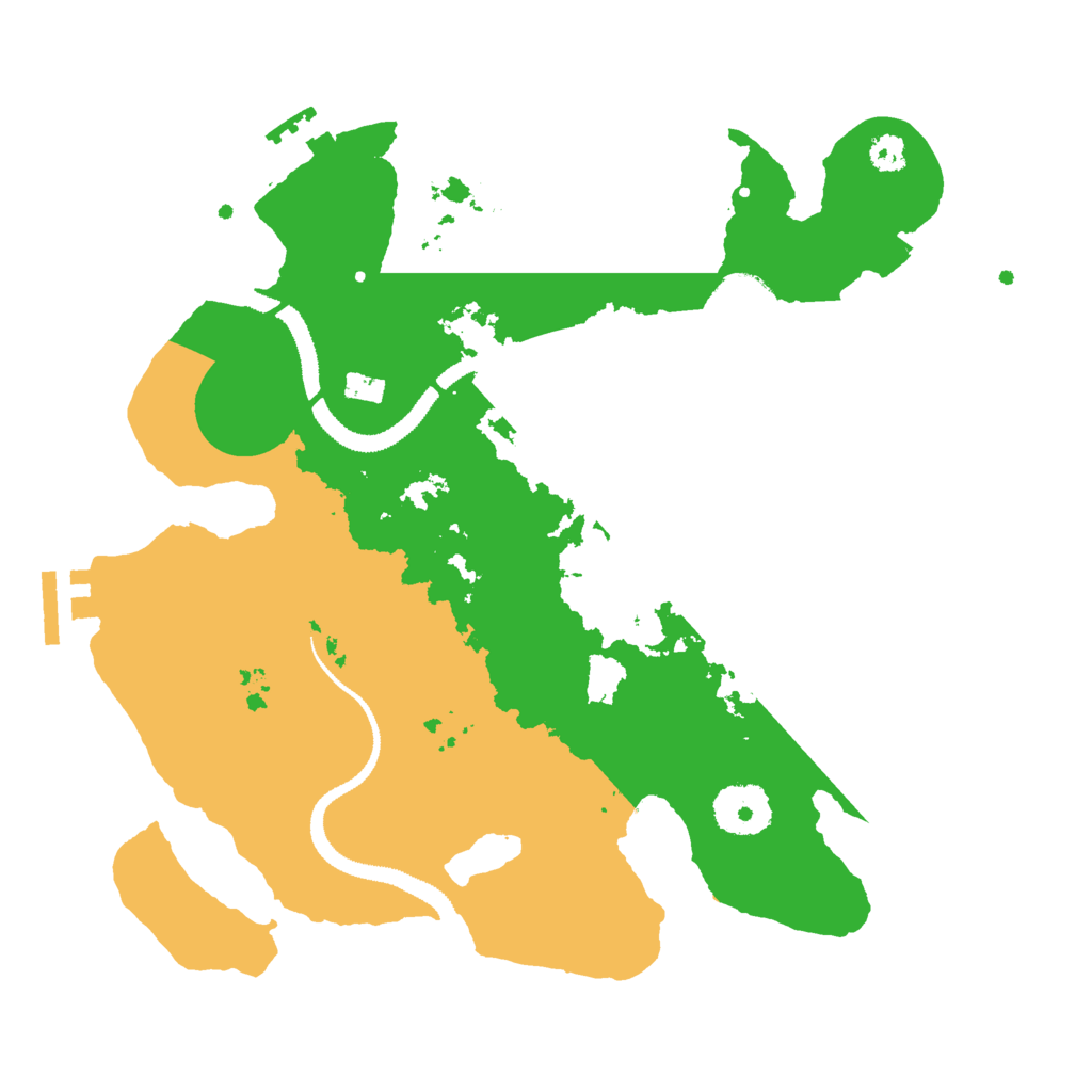 Biome Rust Map: Procedural Map, Size: 3000, Seed: 564147035