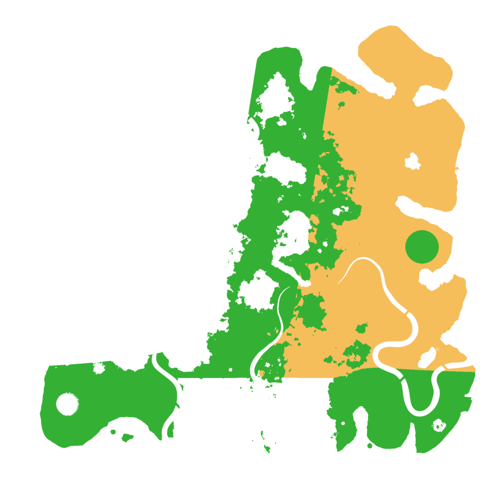 Biome Rust Map: Procedural Map, Size: 4000, Seed: 453765355
