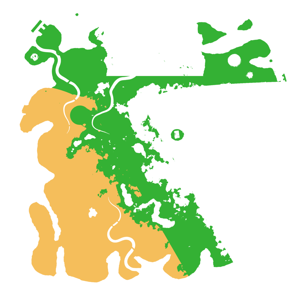 Biome Rust Map: Procedural Map, Size: 4250, Seed: 498418