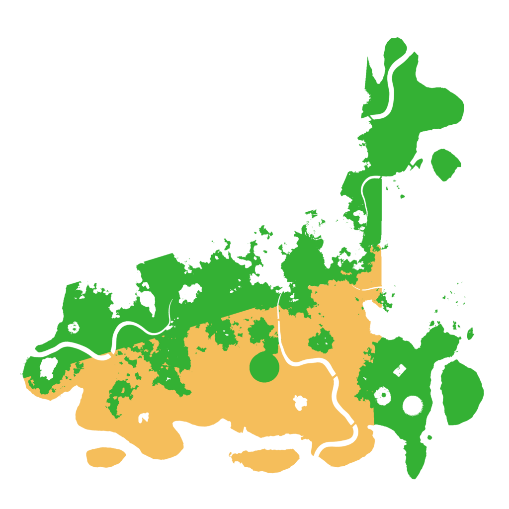Biome Rust Map: Procedural Map, Size: 4500, Seed: 366742352