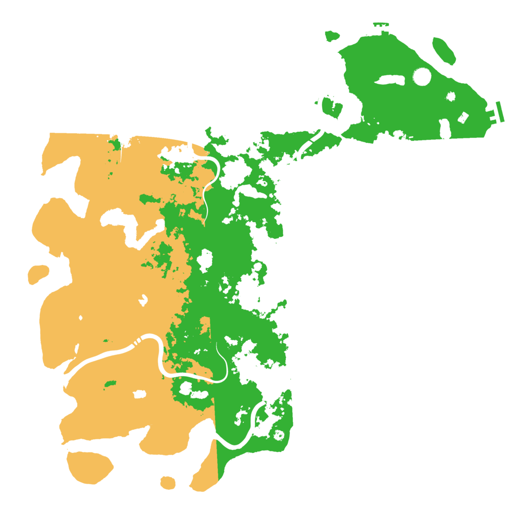 Biome Rust Map: Procedural Map, Size: 5000, Seed: 378617858