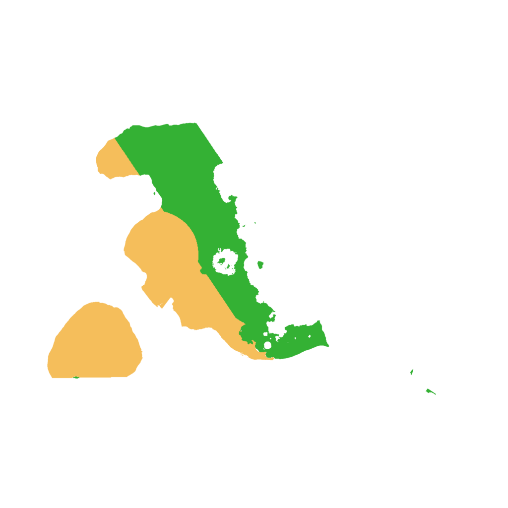 Biome Rust Map: Procedural Map, Size: 2000, Seed: 2003921113
