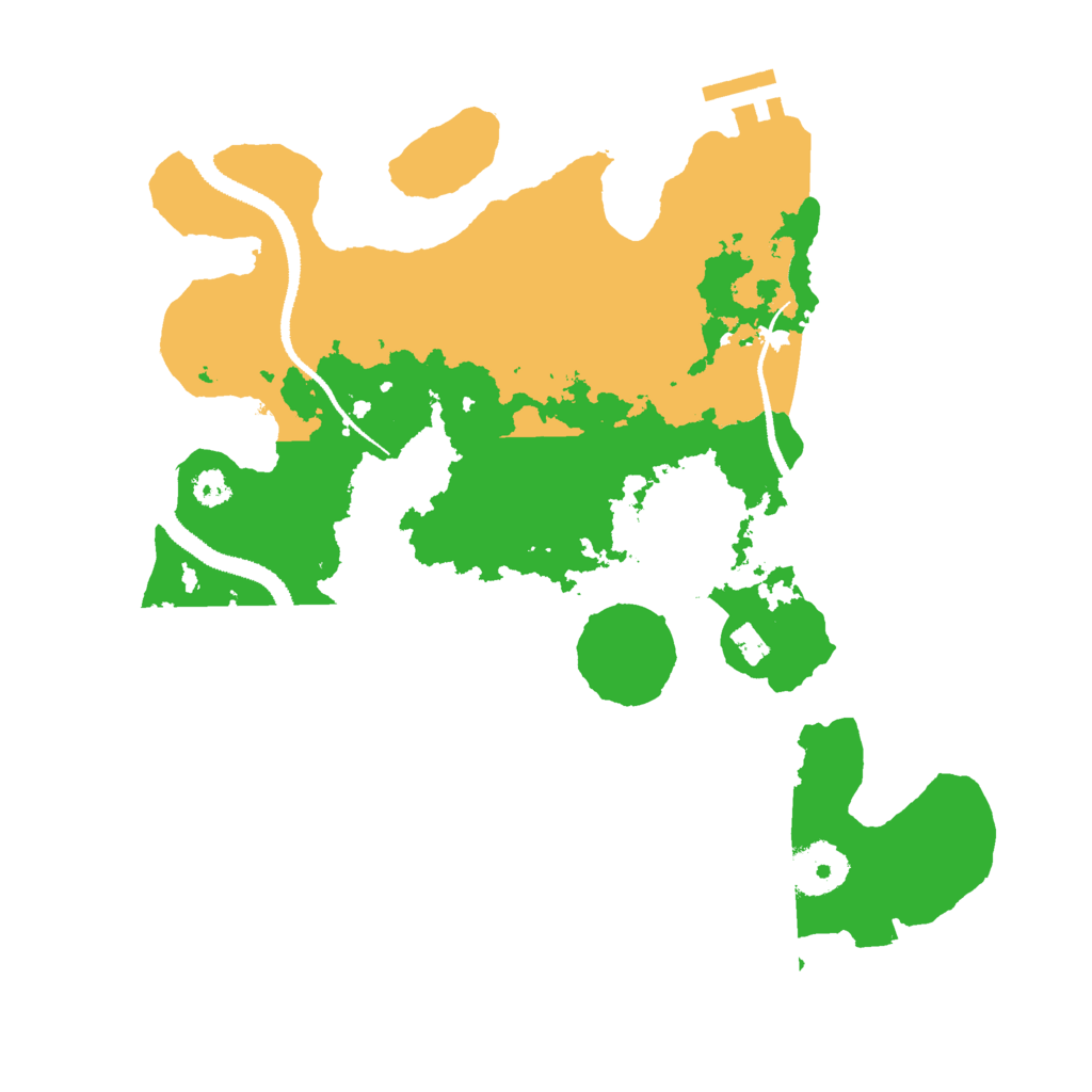 Biome Rust Map: Procedural Map, Size: 3000, Seed: 1622513609