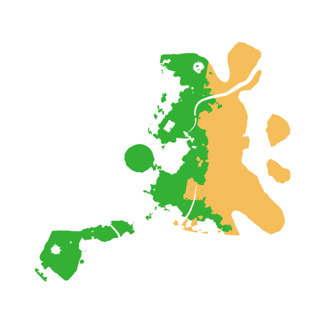 Biome Rust Map: Procedural Map, Size: 3000, Seed: 53030