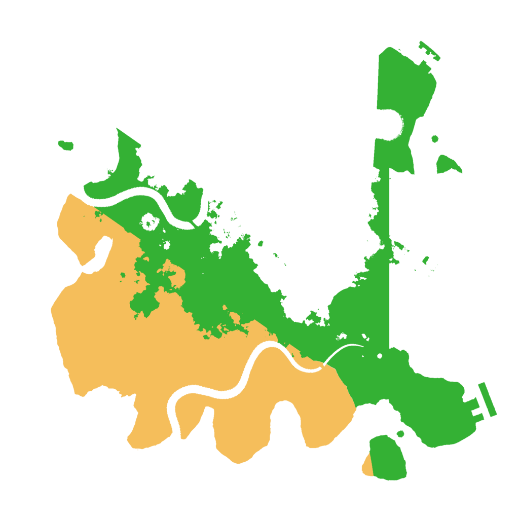 Biome Rust Map: Procedural Map, Size: 3000, Seed: 728906673