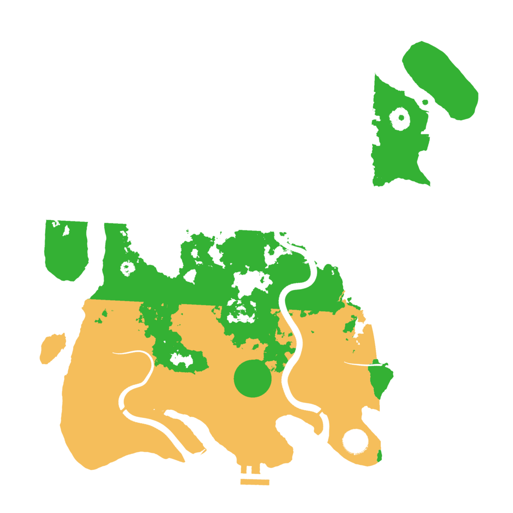 Biome Rust Map: Procedural Map, Size: 3600, Seed: 1741818259