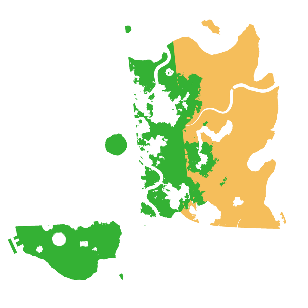 Biome Rust Map: Procedural Map, Size: 4000, Seed: 15462