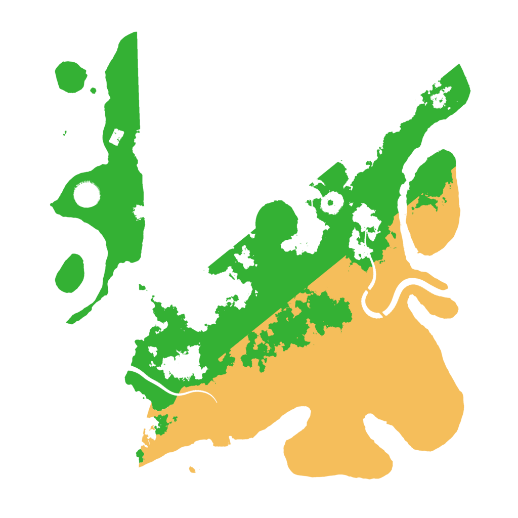 Biome Rust Map: Procedural Map, Size: 3500, Seed: 1750041742