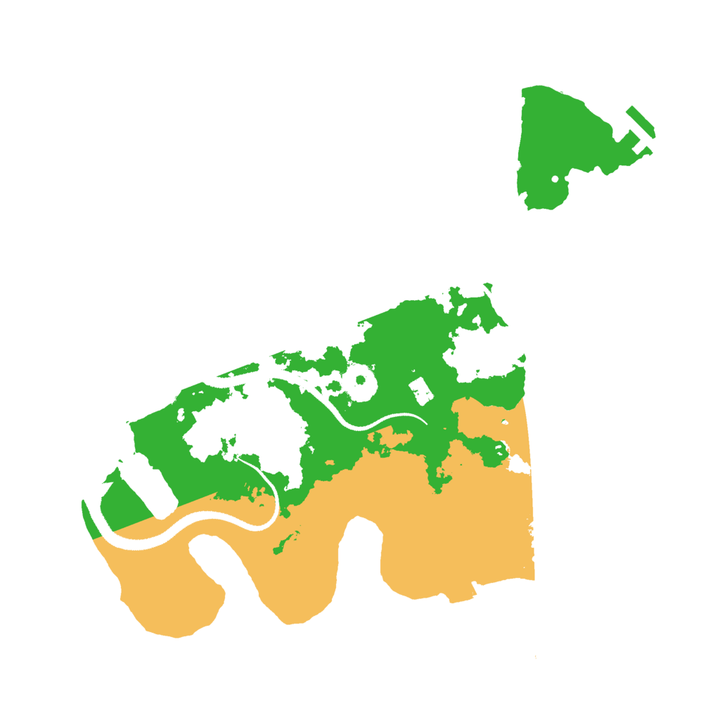 Biome Rust Map: Procedural Map, Size: 3000, Seed: 131313