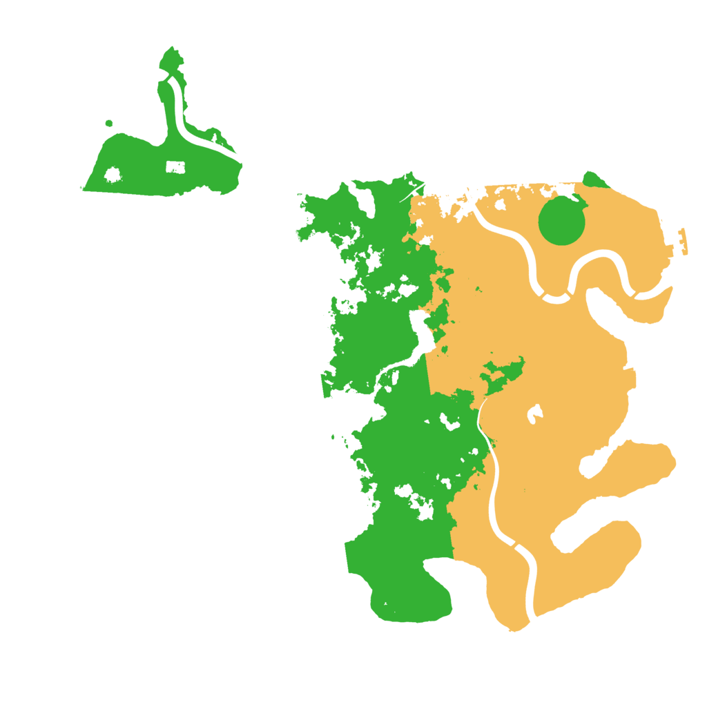Biome Rust Map: Procedural Map, Size: 4000, Seed: 1242036267