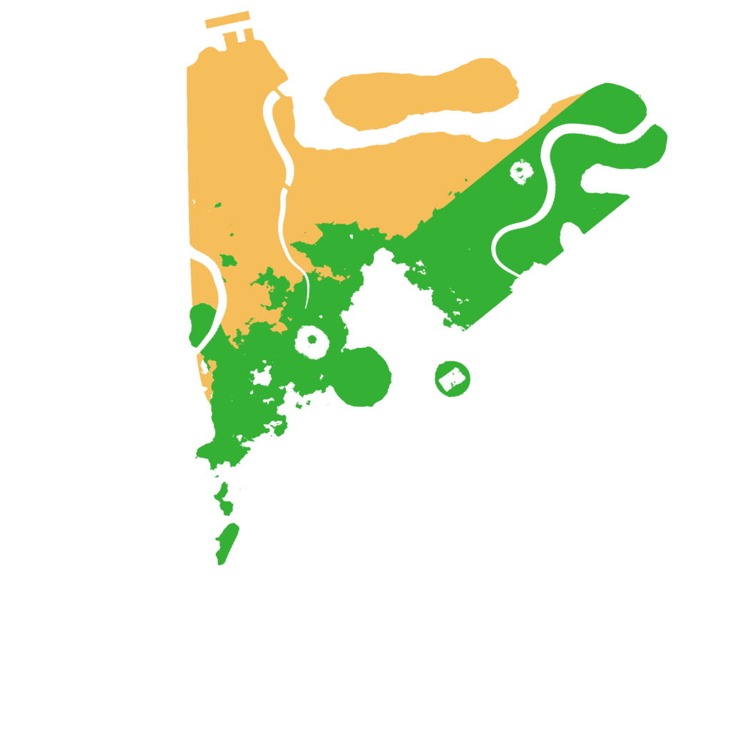 Biome Rust Map: Procedural Map, Size: 3300, Seed: 1072983145