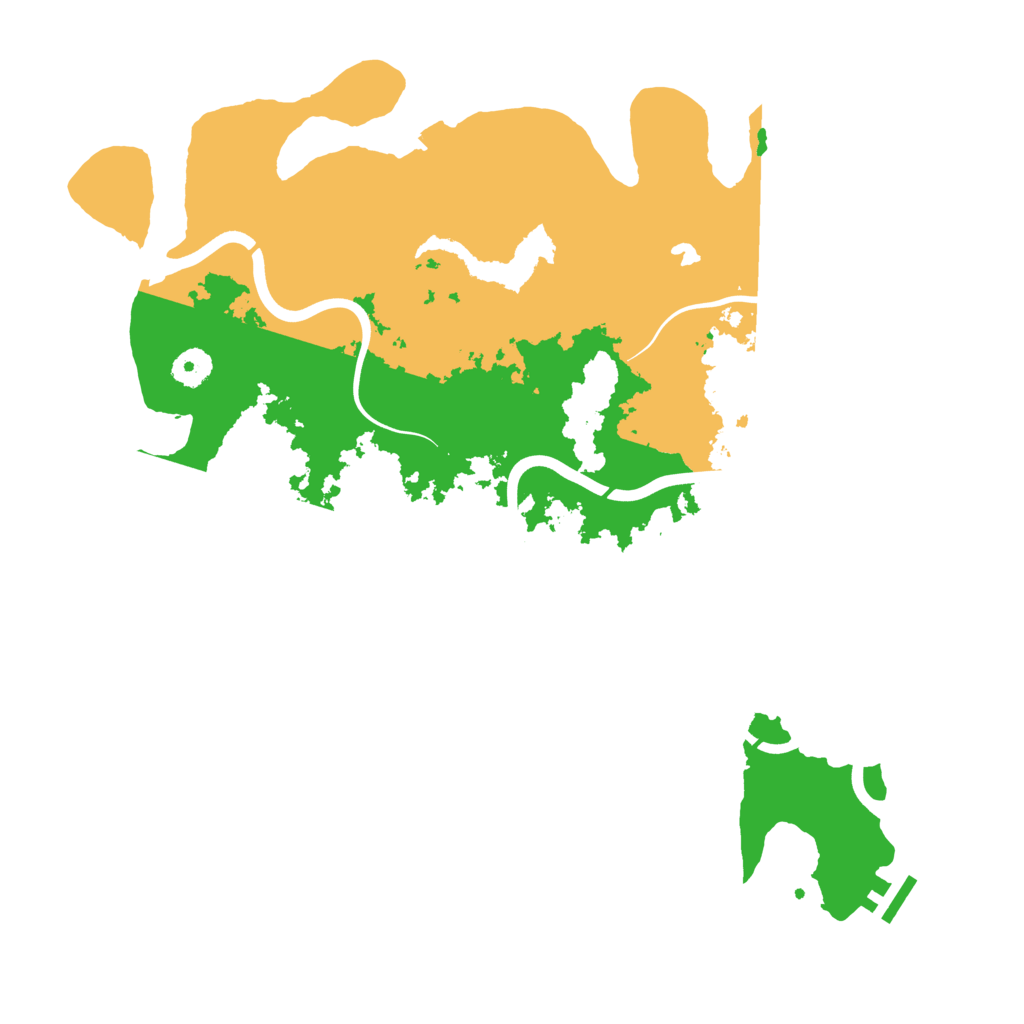 Biome Rust Map: Procedural Map, Size: 4000, Seed: 54893