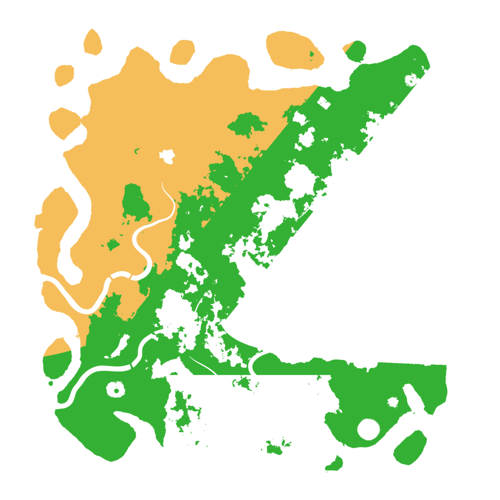 Biome Rust Map: Procedural Map, Size: 4250, Seed: 6052025