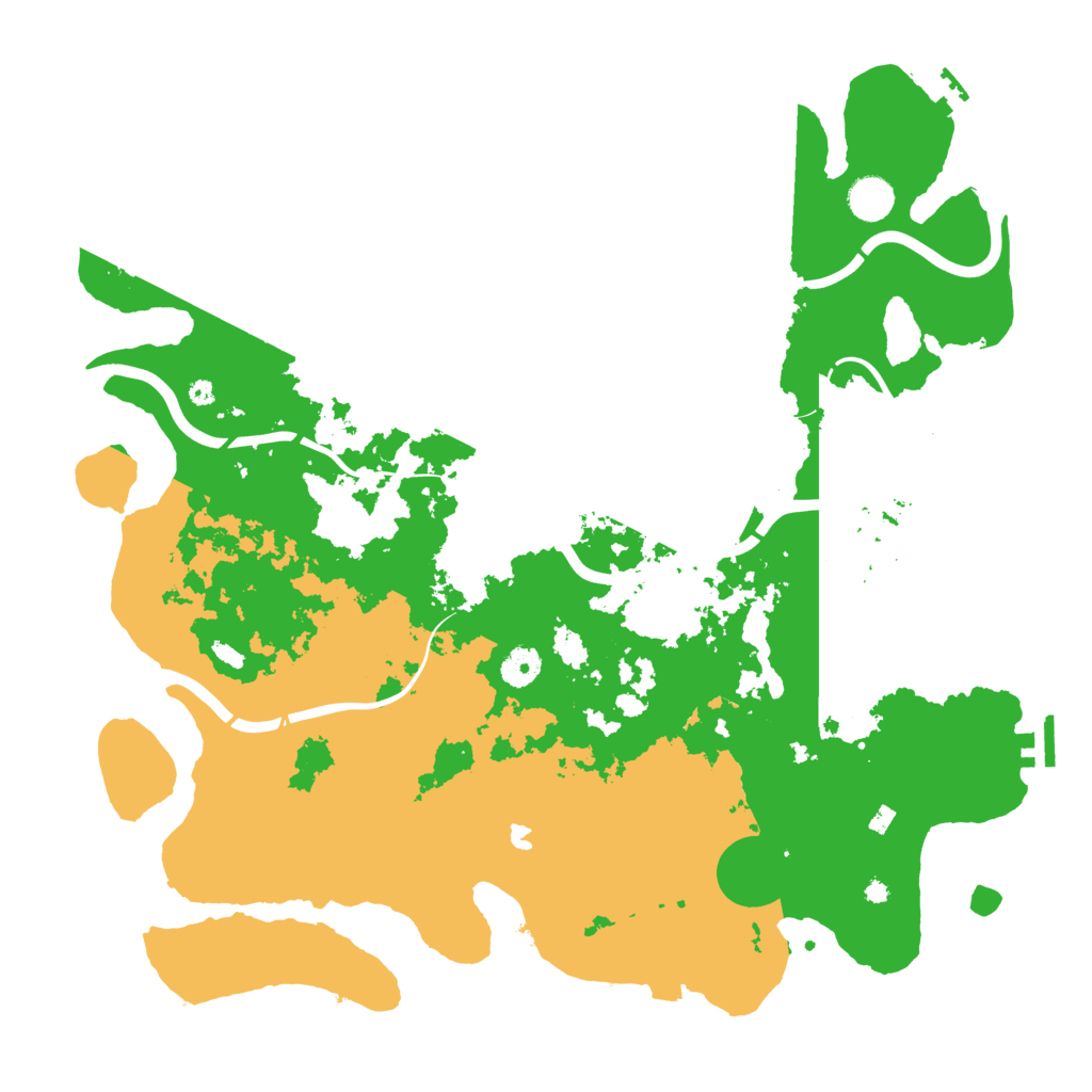Biome Rust Map: Procedural Map, Size: 4250, Seed: 558639542