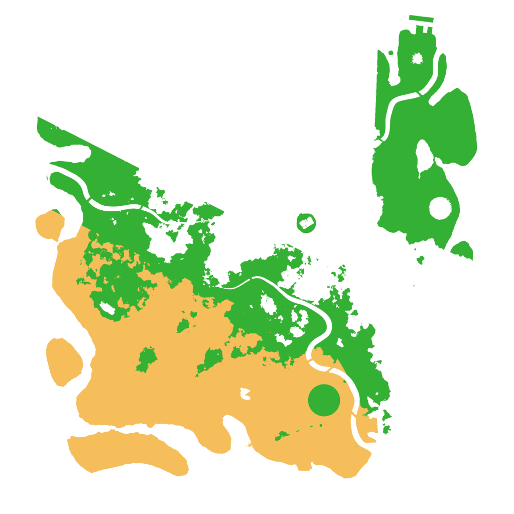 Biome Rust Map: Procedural Map, Size: 4250, Seed: 558639542