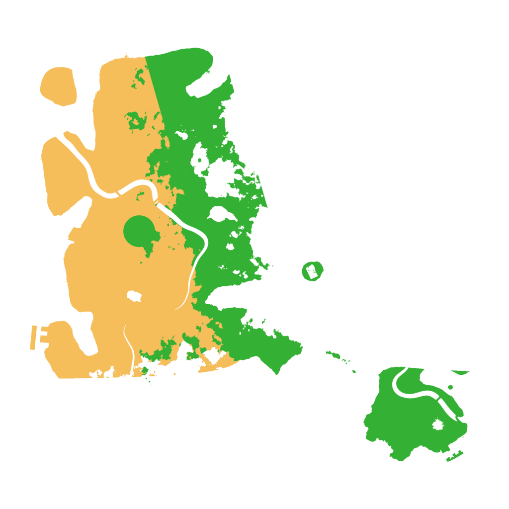 Biome Rust Map: Procedural Map, Size: 4250, Seed: 185428102