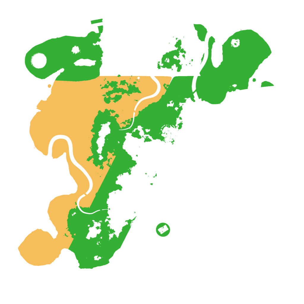Biome Rust Map: Procedural Map, Size: 3500, Seed: 186196870