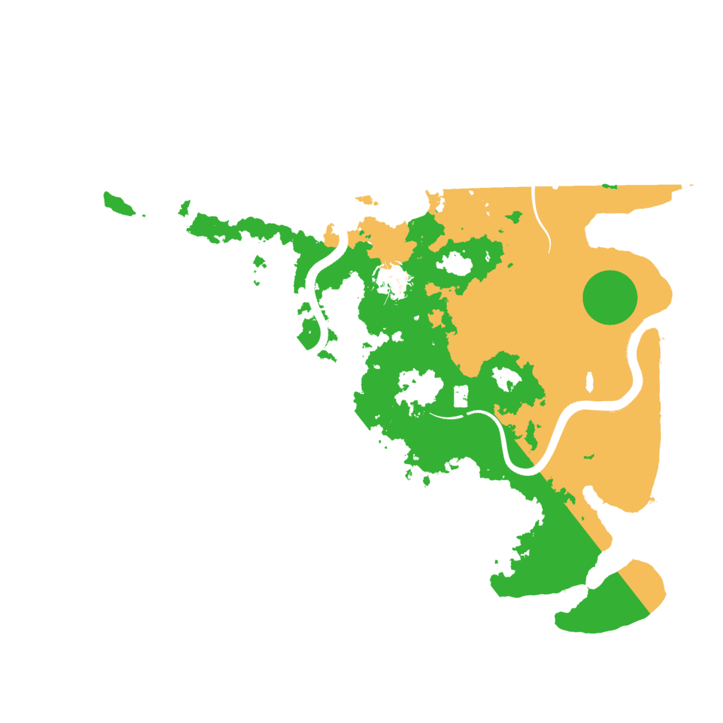 Biome Rust Map: Procedural Map, Size: 3500, Seed: 857778574