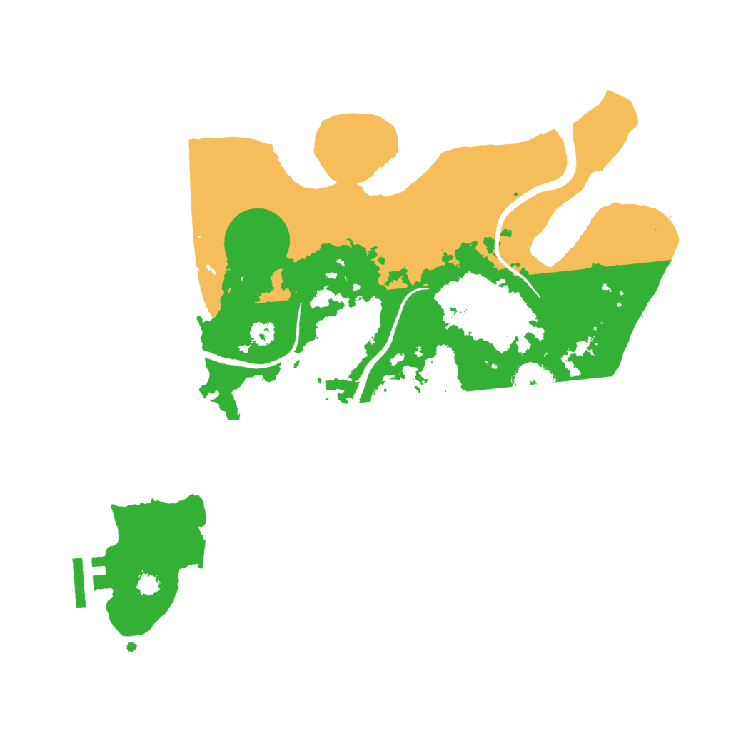 Biome Rust Map: Procedural Map, Size: 3000, Seed: 9328475