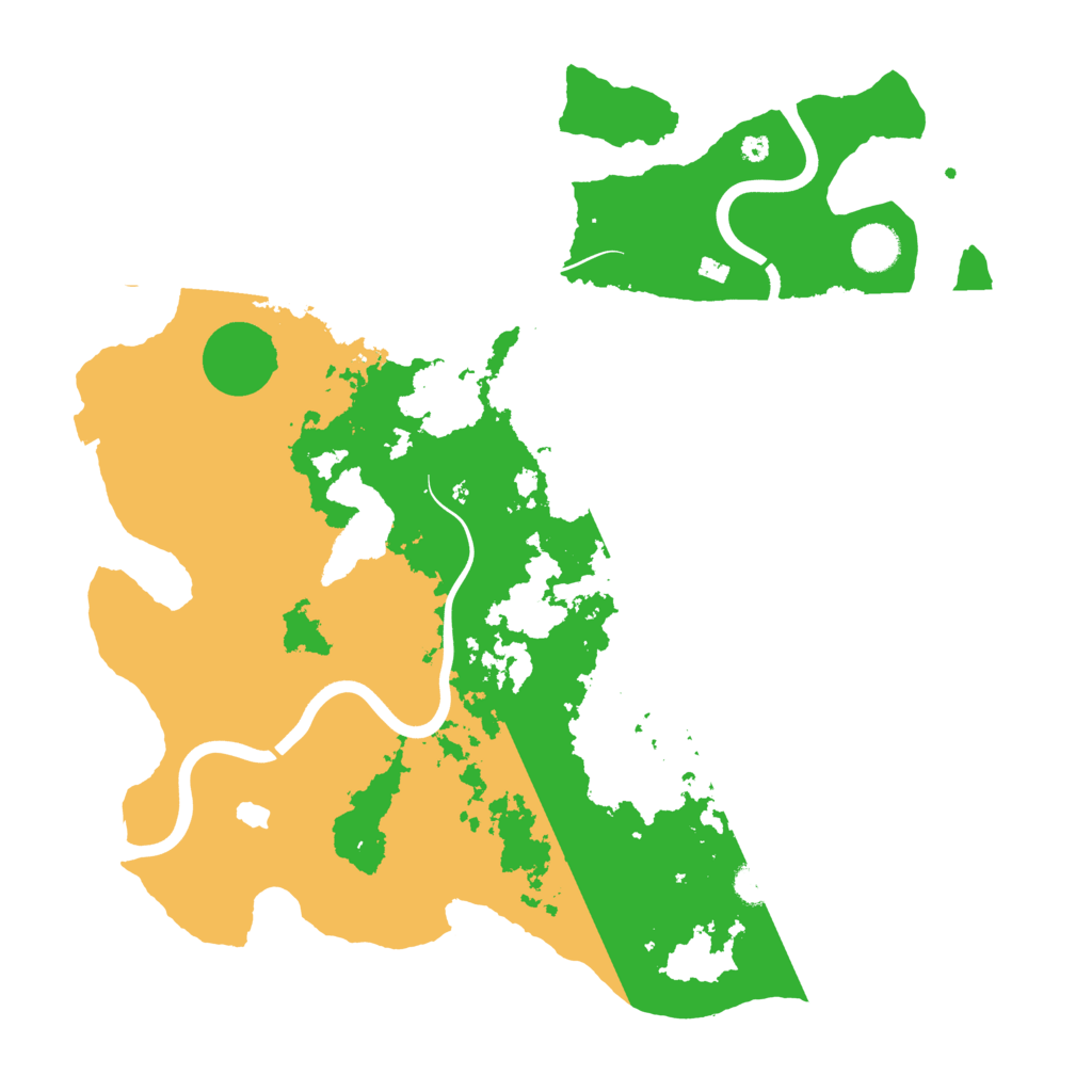 Biome Rust Map: Procedural Map, Size: 4000, Seed: 18774669