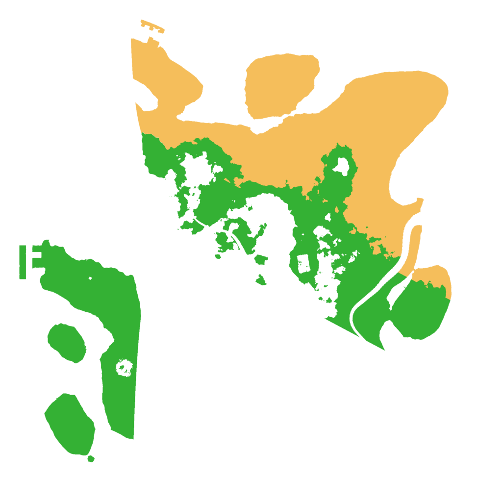 Biome Rust Map: Procedural Map, Size: 3000, Seed: 367188778