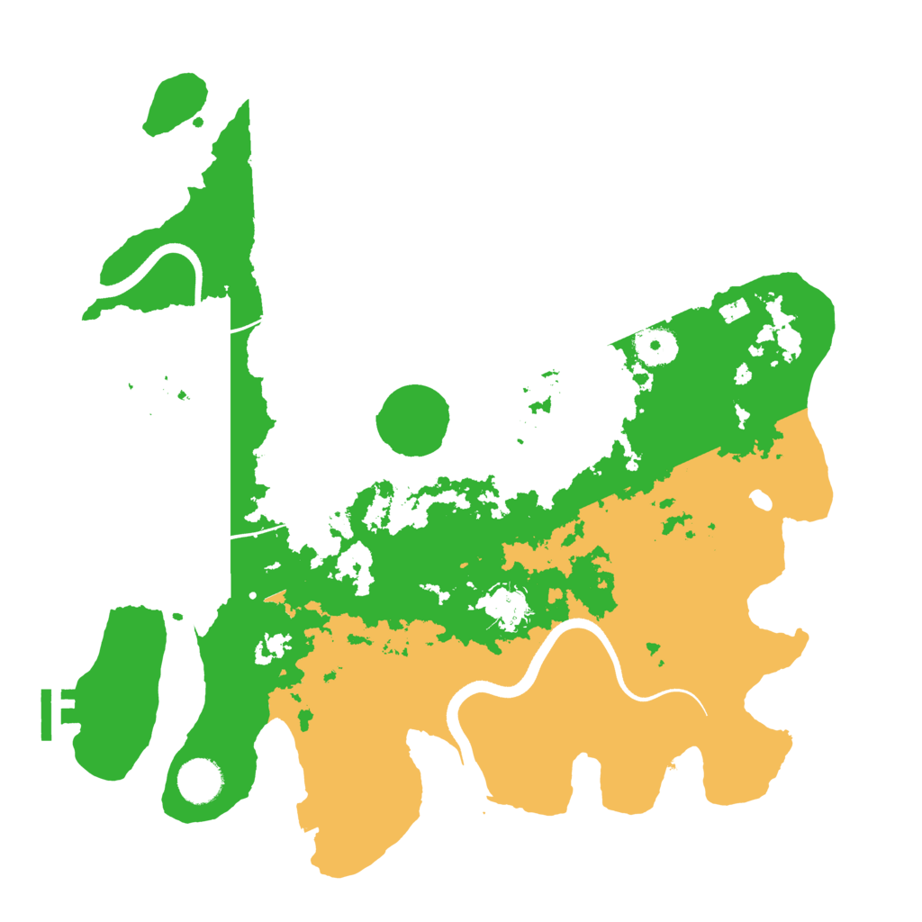 Biome Rust Map: Procedural Map, Size: 3600, Seed: 892212