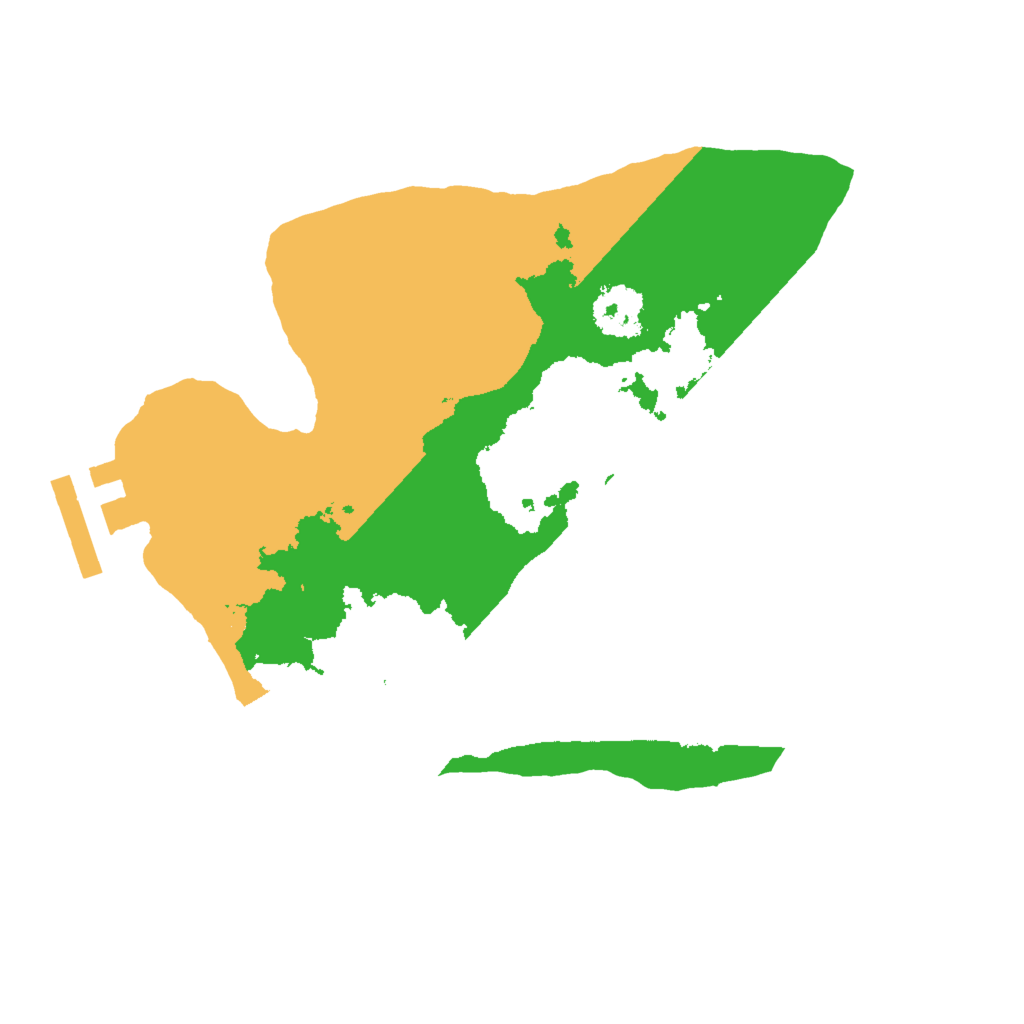 Biome Rust Map: Procedural Map, Size: 2000, Seed: 94988