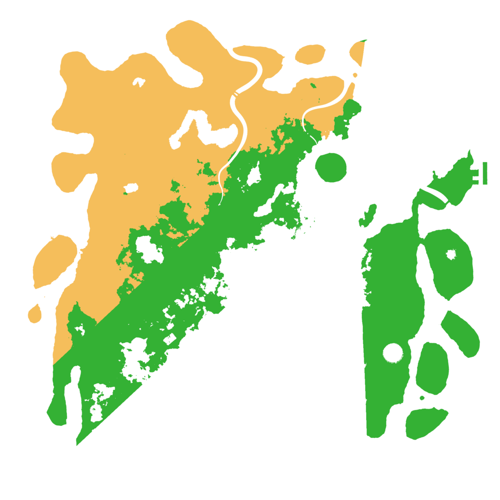 Biome Rust Map: Procedural Map, Size: 4500, Seed: 508770