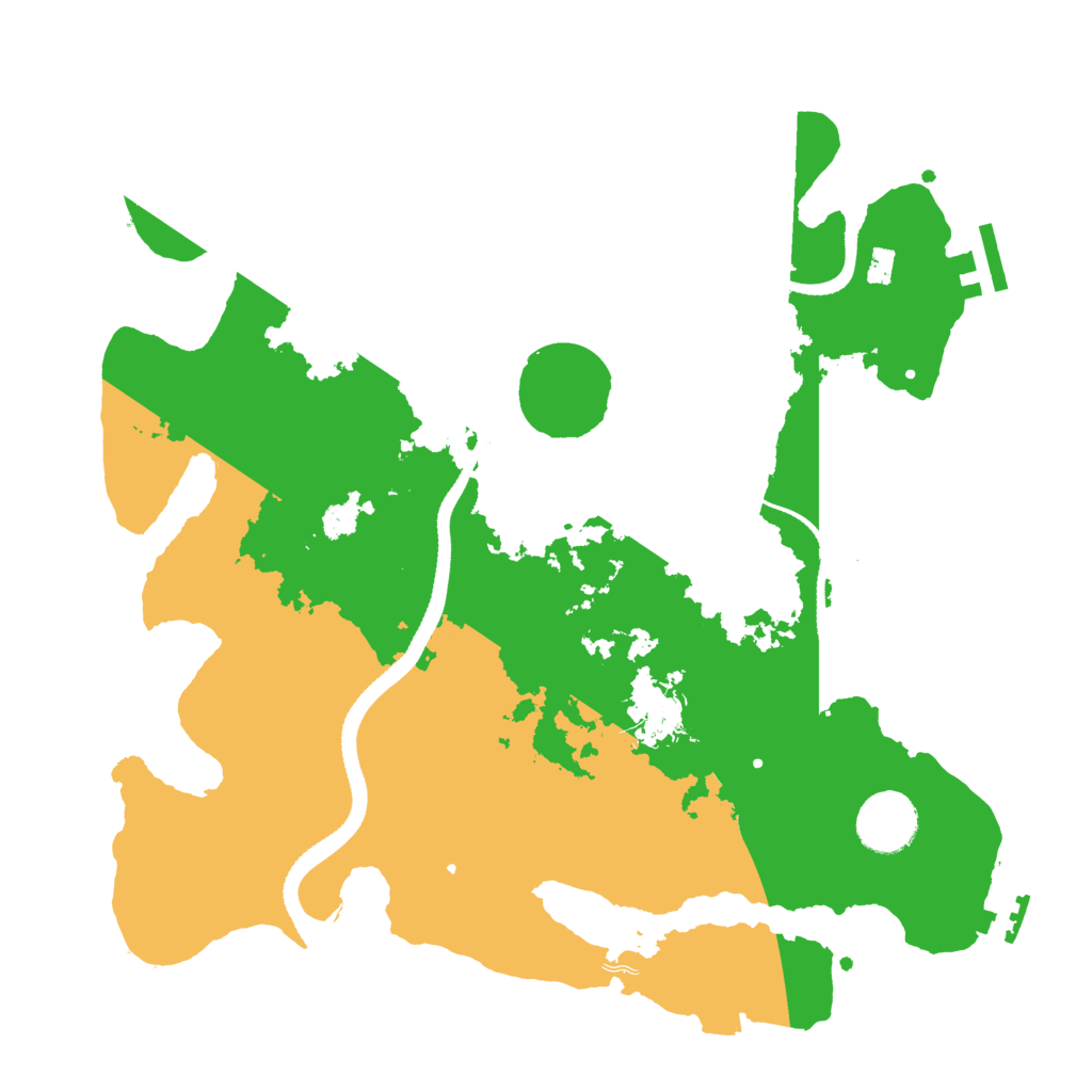 Biome Rust Map: Procedural Map, Size: 3250, Seed: 199939355