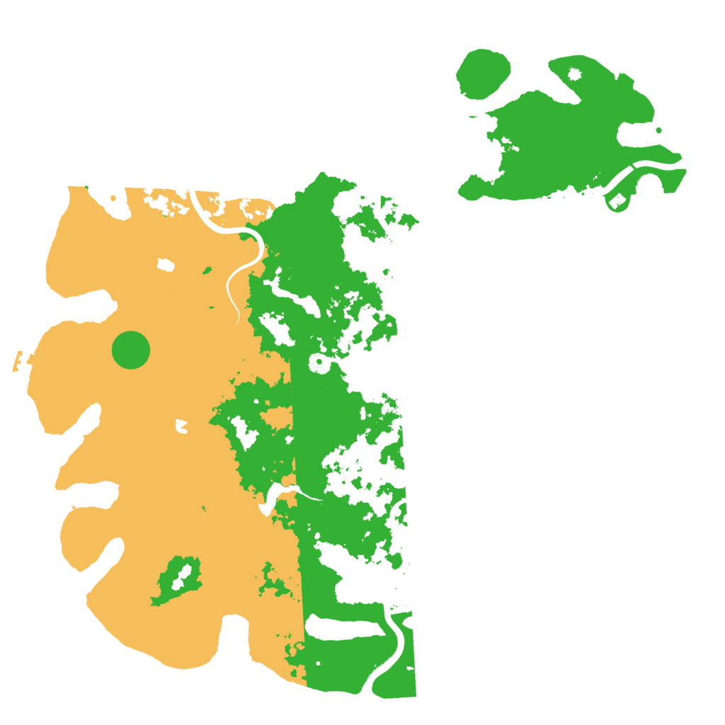 Biome Rust Map: Procedural Map, Size: 5000, Seed: 7513863