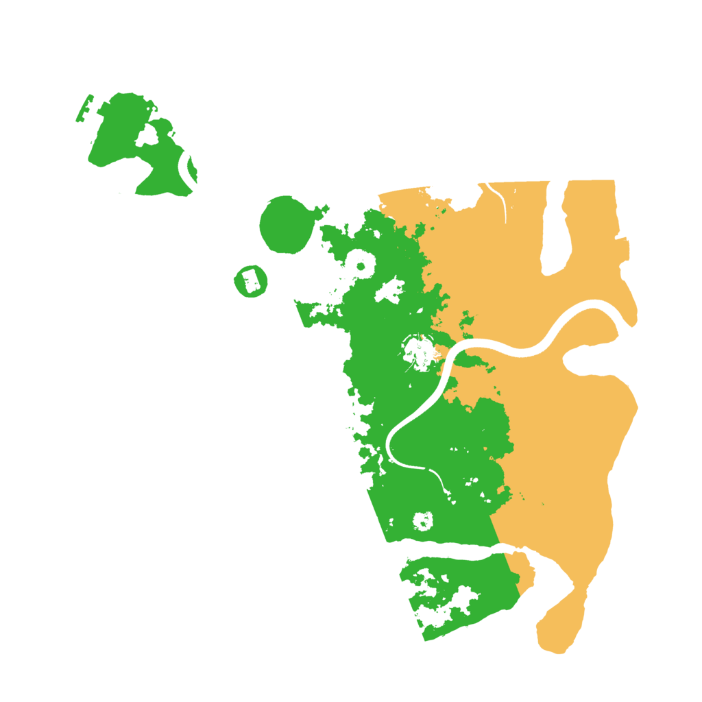 Biome Rust Map: Procedural Map, Size: 3500, Seed: 1953944754