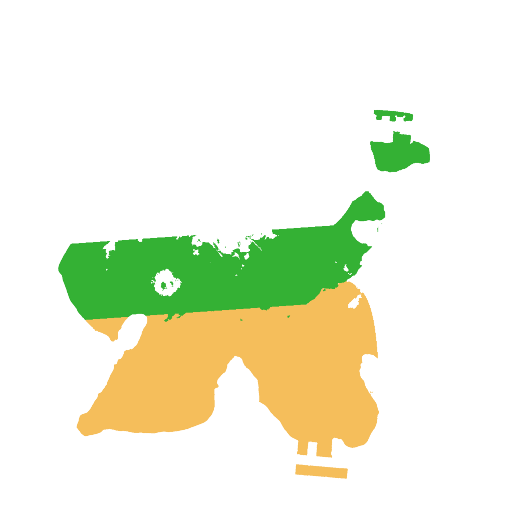 Biome Rust Map: Procedural Map, Size: 2000, Seed: 59000