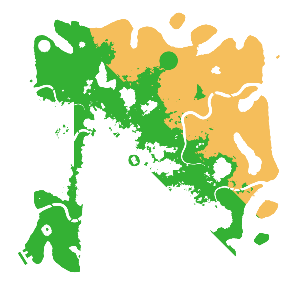 Biome Rust Map: Procedural Map, Size: 4255, Seed: 1454959809