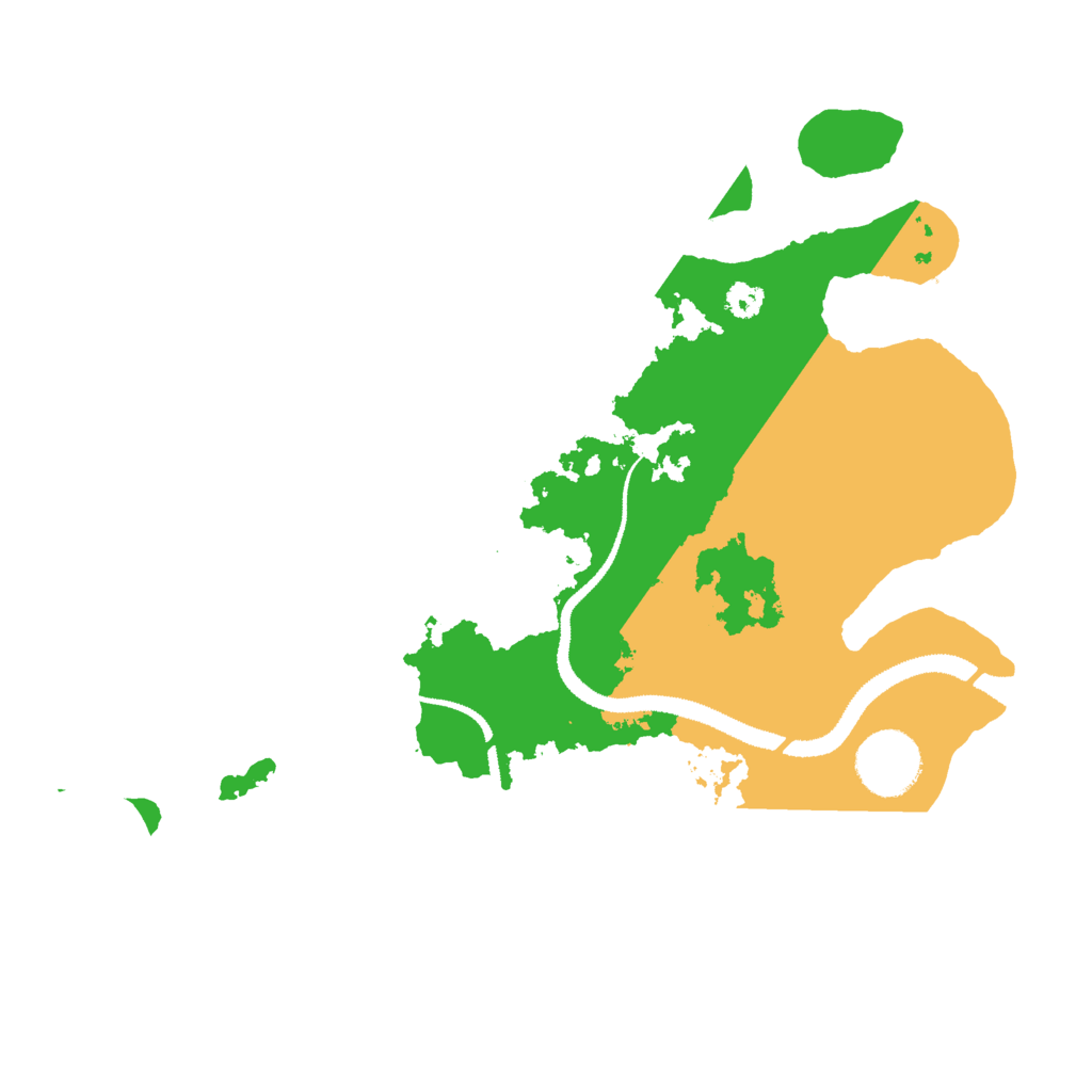 Biome Rust Map: Procedural Map, Size: 3000, Seed: 691408534