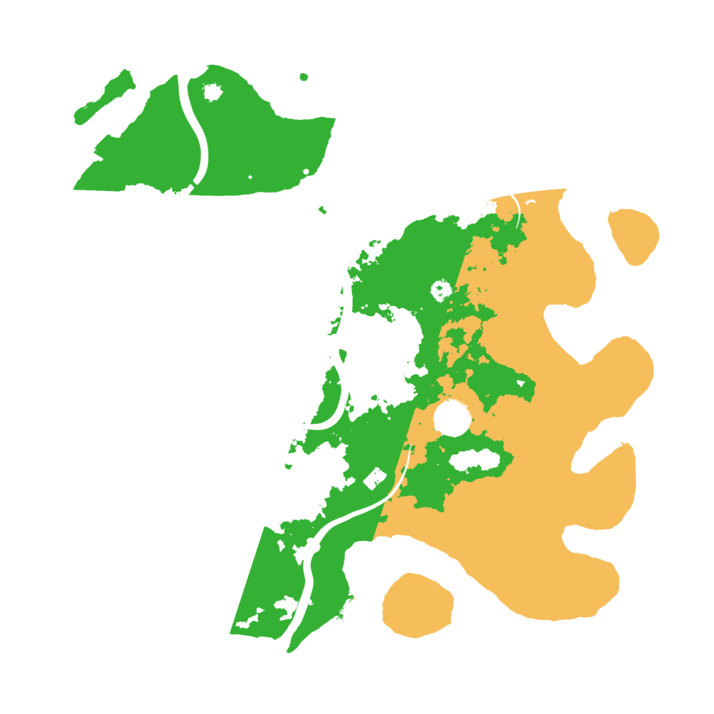 Biome Rust Map: Procedural Map, Size: 3500, Seed: 955391834