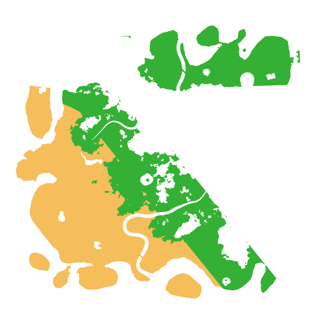 Biome Rust Map: Procedural Map, Size: 4000, Seed: 8910
