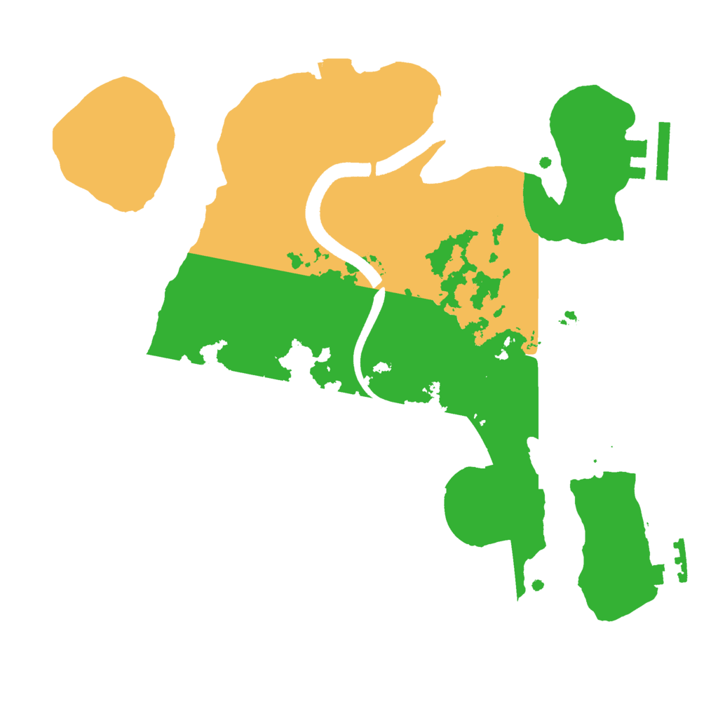 Biome Rust Map: Procedural Map, Size: 2500, Seed: 1766967348