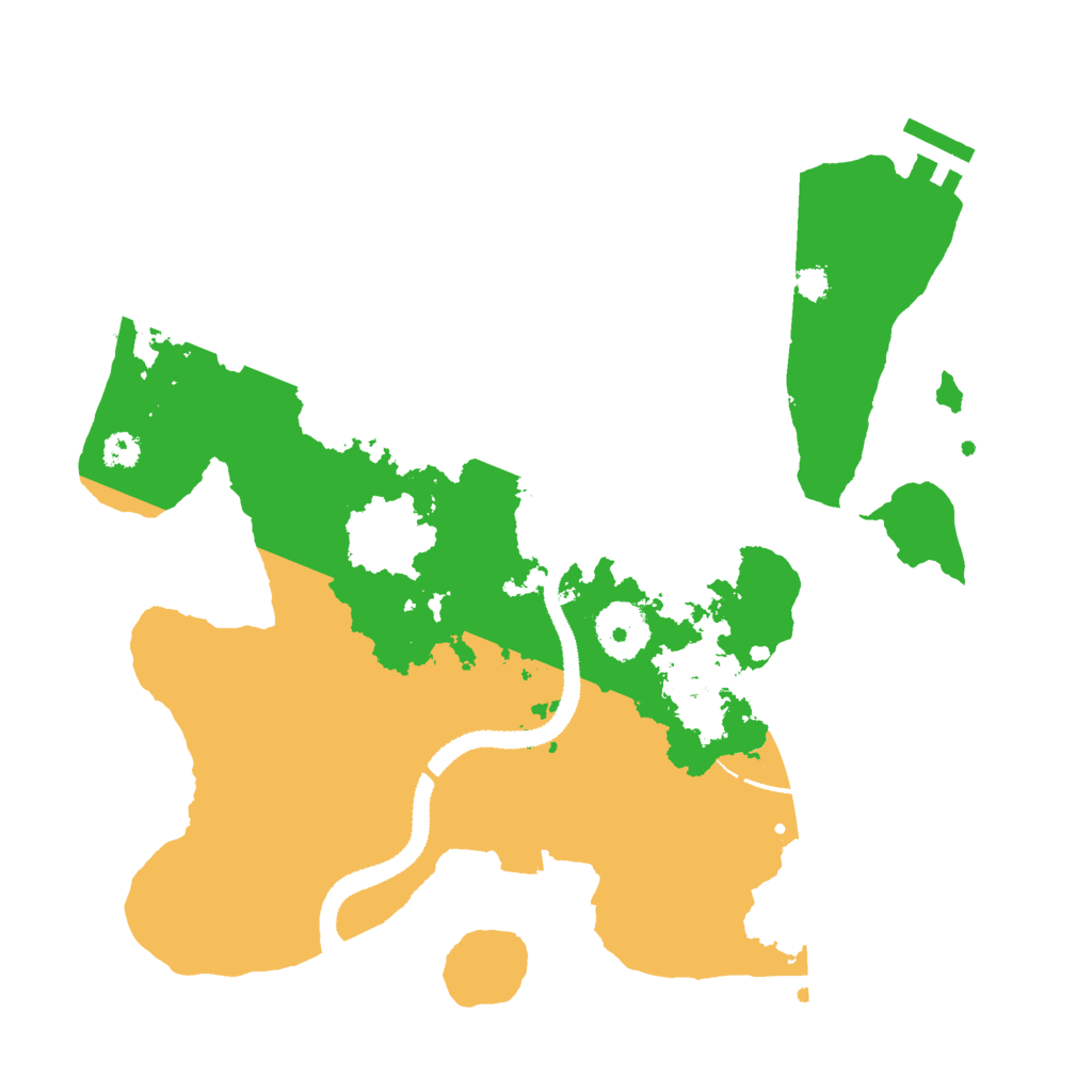 Biome Rust Map: Procedural Map, Size: 3000, Seed: 3142024