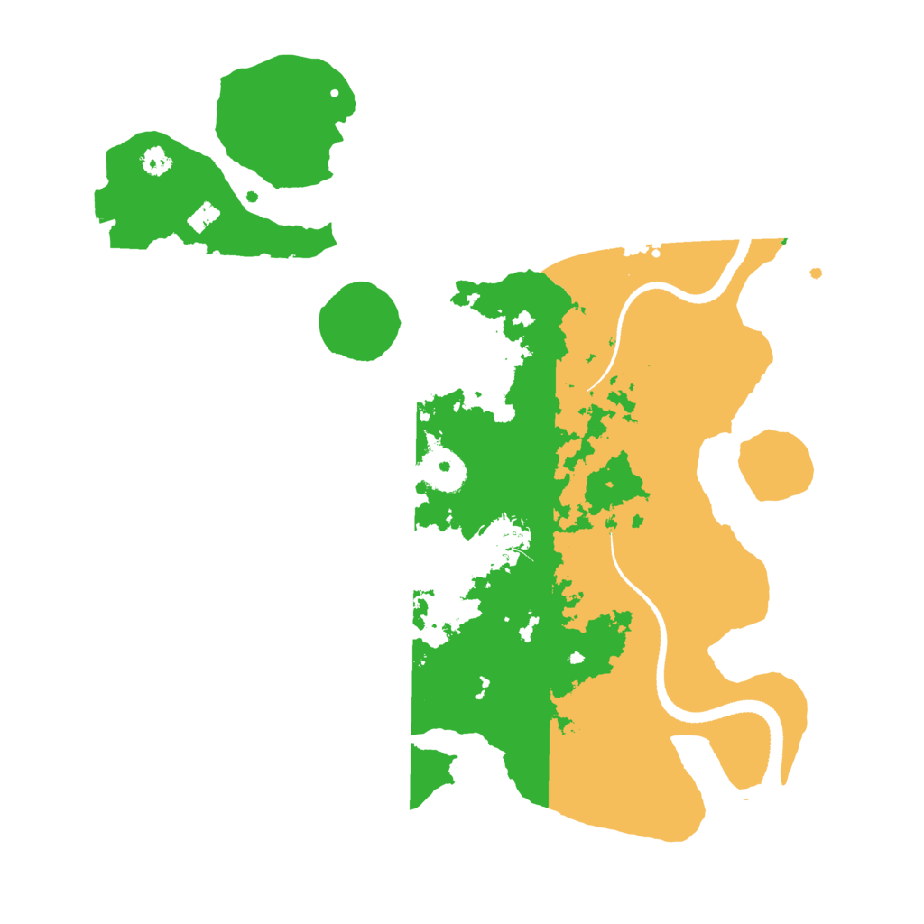Biome Rust Map: Procedural Map, Size: 3250, Seed: 832922052