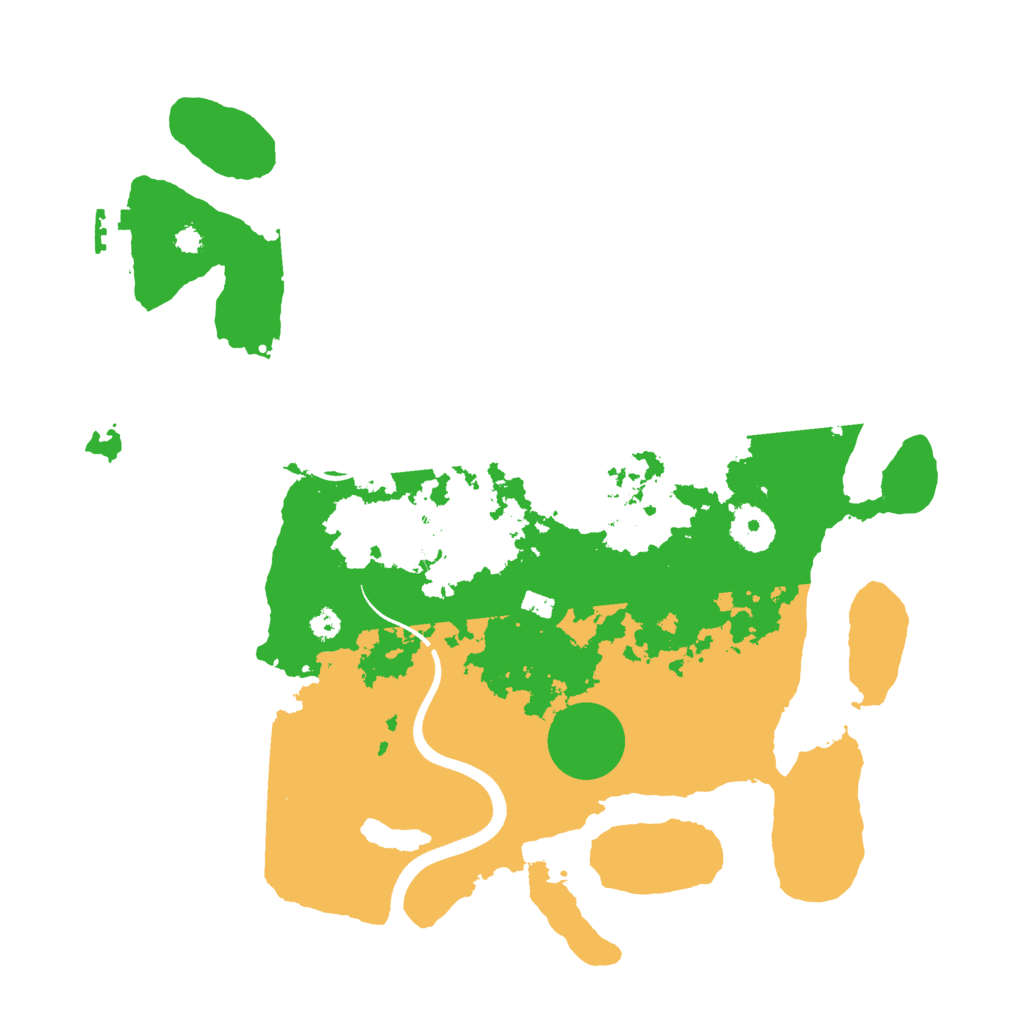 Biome Rust Map: Procedural Map, Size: 3500, Seed: 1320467828