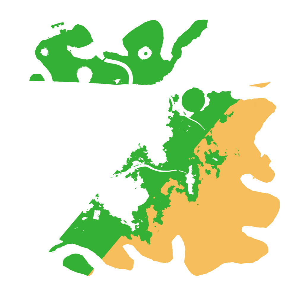 Biome Rust Map: Procedural Map, Size: 3500, Seed: 421325678
