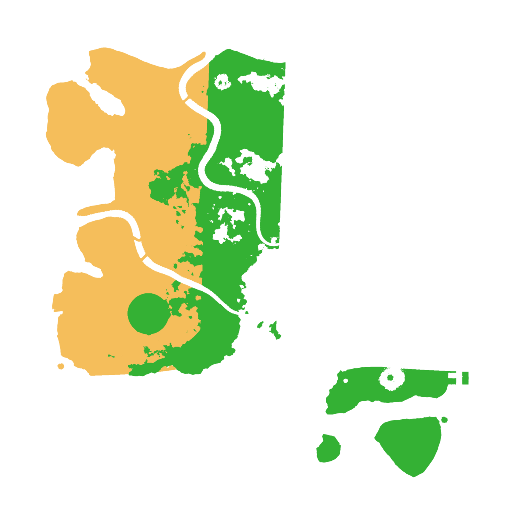 Biome Rust Map: Procedural Map, Size: 3250, Seed: 1037744355