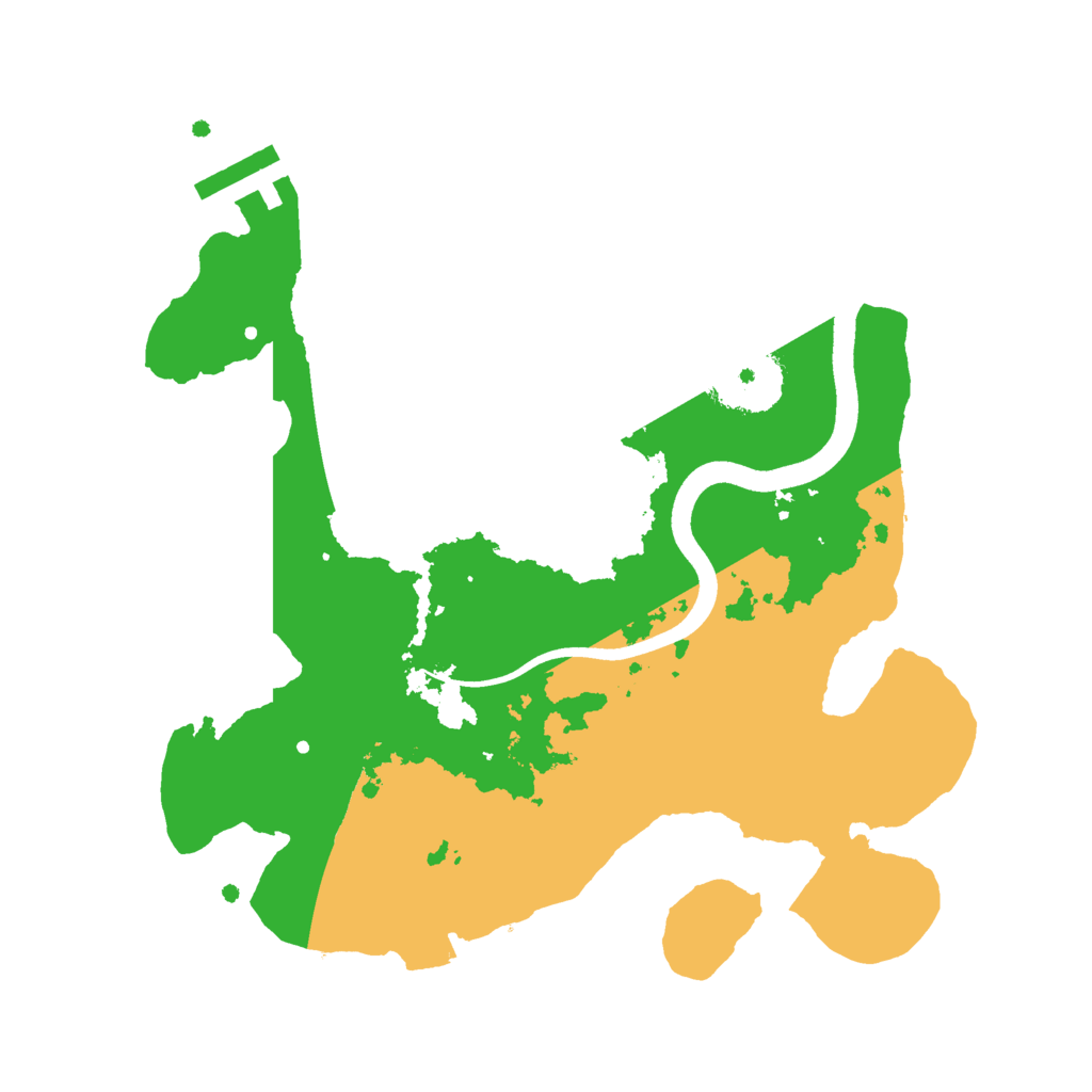 Biome Rust Map: Procedural Map, Size: 2500, Seed: 5005