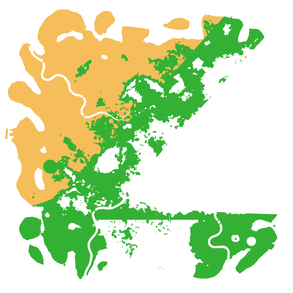 Biome Rust Map: Procedural Map, Size: 5600, Seed: 756769481