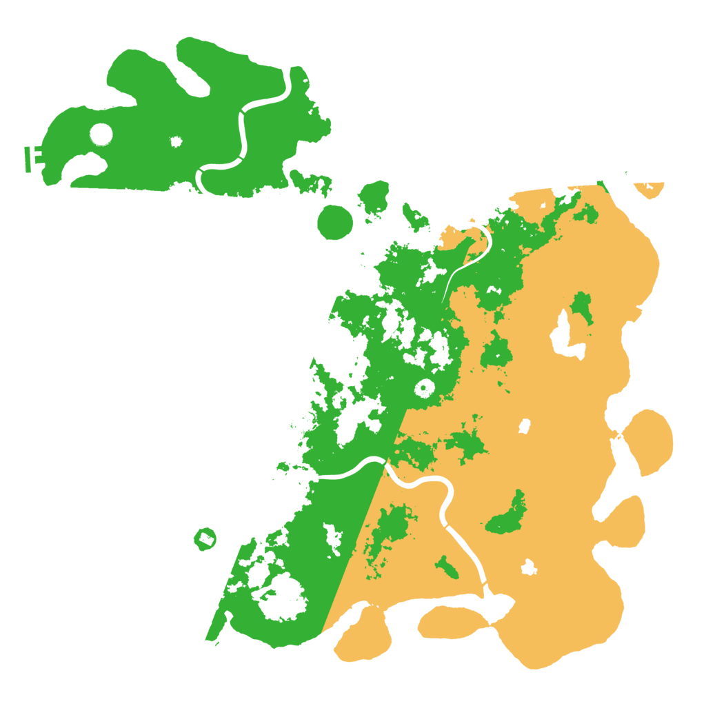 Biome Rust Map: Procedural Map, Size: 5500, Seed: 352165132