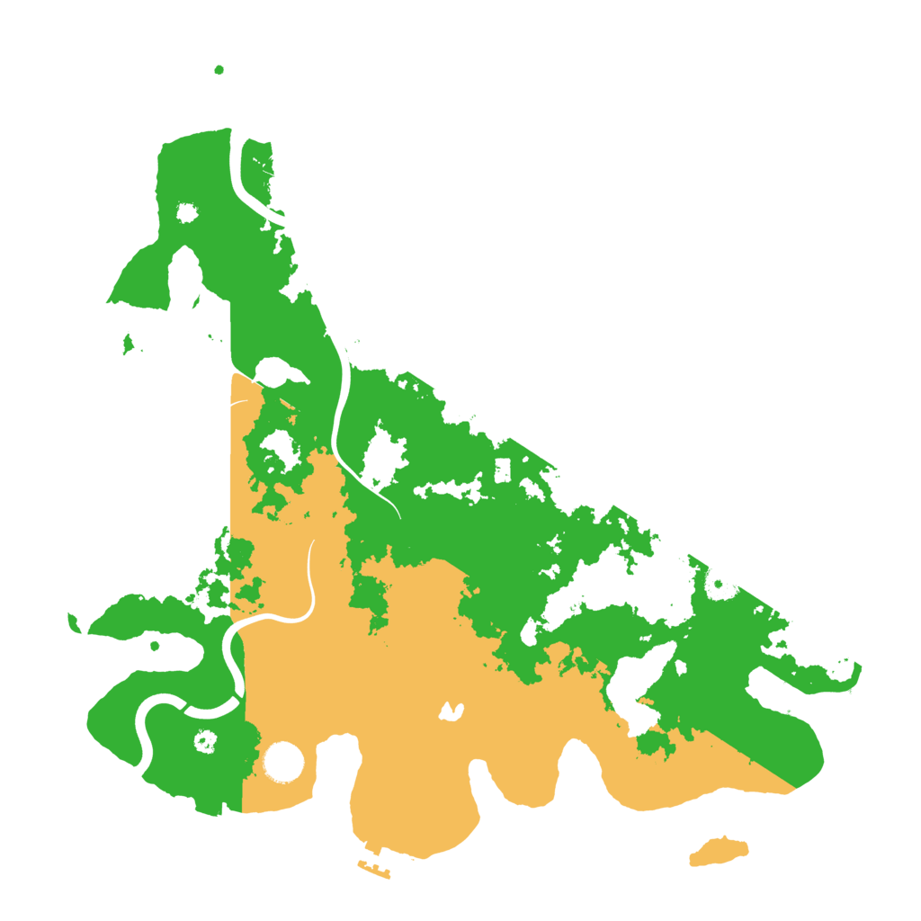 Biome Rust Map: Procedural Map, Size: 4000, Seed: 58000